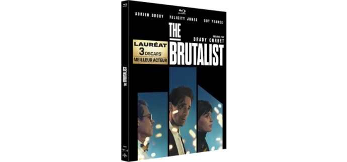 Mondociné: 3 Blu-Ray du film "The Brutalist" à gagner