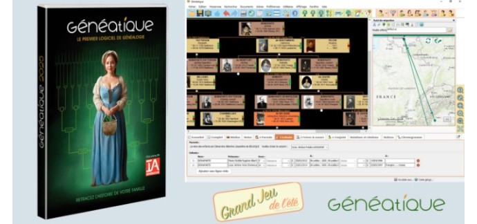 Femme Actuelle: 10 logiciels de généalogie "Généatique 2024" à gagner