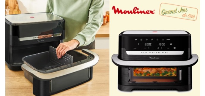 Femme Actuelle: 4 appareils culinaires Air Fryer Dual Easy Fry Flex Moulinex à gagner