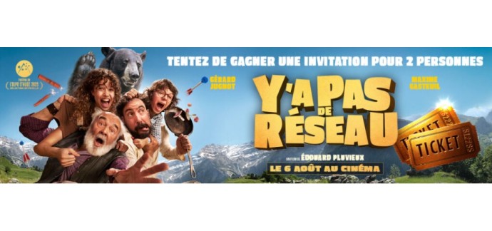 Le Journal de Mickey: Des places de cinéma pour le film "Y a pas de réseau" à gagner