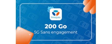 Top Office: 1 lot d'un an de forfait Bouygues Telecom 200 Go à gagner