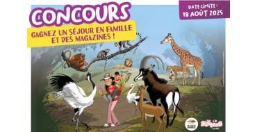 Milan Jeunesse: 1 séjour en famille au zoo Planète Sauvage + 1 abonnement au magazine "Manon" à gagner