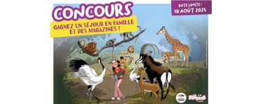 Milan Jeunesse: 1 séjour en famille au zoo Planète Sauvage + 1 abonnement au magazine "Manon" à gagner