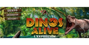 TF1: 3 lots de 4 entrées pour l'exposition "Dinos Alive" à gagner