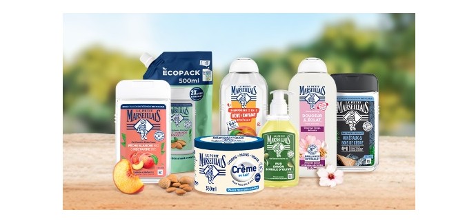 Le Petit Marseillais: 1 an de produits douche Le Petit Marseillais à gagner