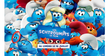 TF1: 10 lots de 2 places de cinéma pour le film "Les schtroumpfs" à gagner