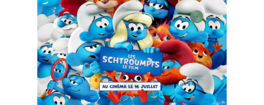 TF1: 10 lots de 2 places de cinéma pour le film "Les schtroumpfs" à gagner
