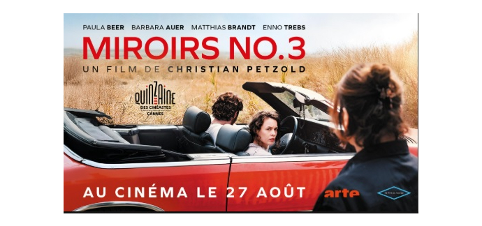 Arte: 3 lots de 2 places de cinéma pour le film "Miroirs n°3" à gagner