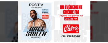 Chérie FM: 1 lot de 2 invitations pour le concert de Will Smith à gagner
