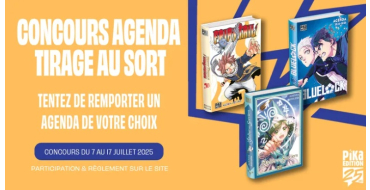 Pika Edition: 5 agendas au choix à gagner