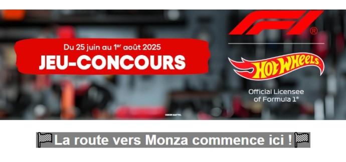 Parents: 1 voyage de 2 jours en Italie afin d'assister au Grand Prix de Monza à gagner