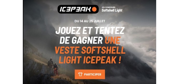 Chullanka: 1 veste Softshell Light Icepeak à gagner