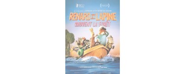 Blog Baz'art: 10 lots de 2 places de cinéma pour le film "Renard et Lapine sauvent la foret" à gagner