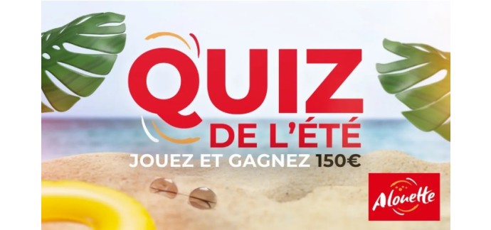 Alouette: 1 carte cadeau à gagner