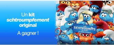 Riffx: 5 lots de goodies du film "Les Schtroumpfs" à gagner