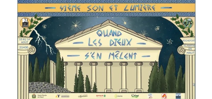 BFMTV: 4 lots de 2 invitations pour le spectacle Son & Lumière de Saint-Martin-en-Haut à gagner