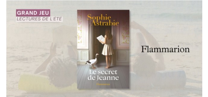 Femme Actuelle: 10 livres "Le secret de Jeanne" à gagner