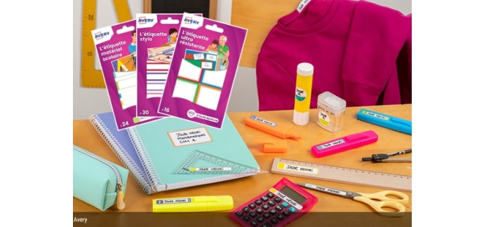 Citizenkid: 4 lots d'étiquettes pour matériel scolaire à gagner