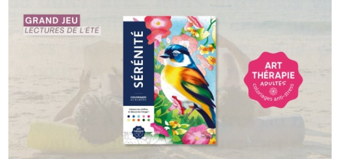 Femme Actuelle: 15 livres de coloriages au numéro "Sérénité" à gagner