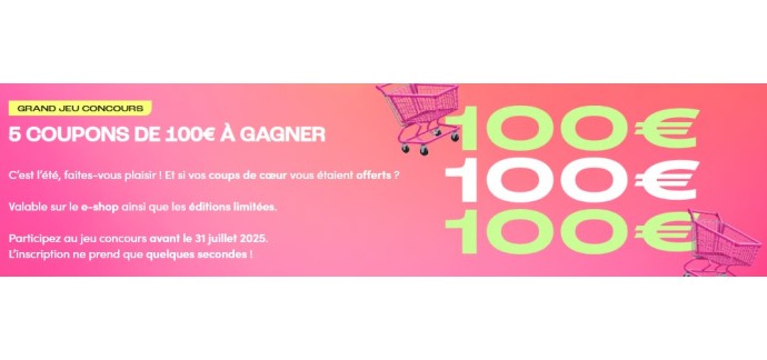 Birchbox: 5 bons d'achat Blissim à gagner