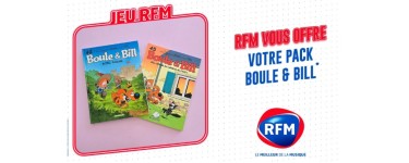 RFM: 1 pack de 2 albums BD "Boule et Bill" à gagner