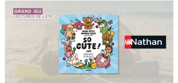 Femme Actuelle: 15 cahiers créatifs "Mon petit monde Cosy – So Cute" à gagner