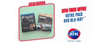 RFM: 2 pack Blu-Ray/DVD "Animaux Fantastiques" et "Rocky" à gagner