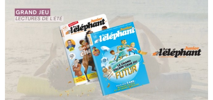 Femme Actuelle: Des abonnements de 6 mois au magazine jeunesse "Éléphant Junior" à gagner