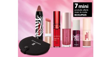 Sephora: 7 mini produits en cadeau dès 119€ d'achat