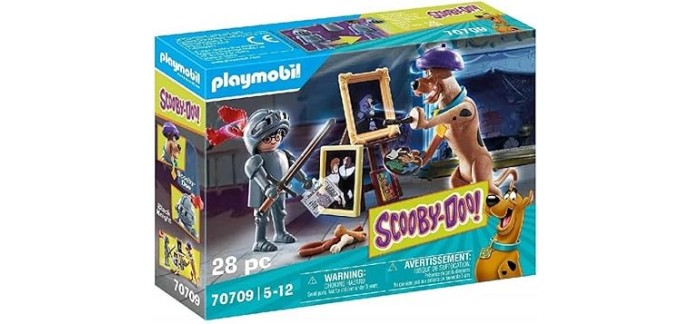 Amazon: Playmobil Scooby-DOO avec Chevalier - 70709 à 8,50€