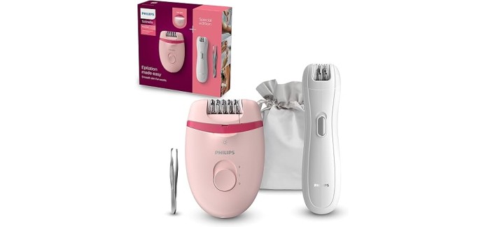 Amazon: Coffret d'épilation Corps et Zones Sensibles Philips BRP531/00 à 54,99€