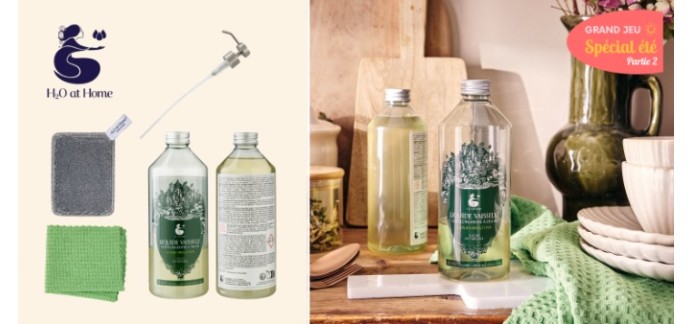 Cuisine Actuelle: 10 kits vaisselle H2O at Home à gagner