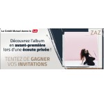 Riffx: 10 lots de 2 invitations pour la pré-écoute du nouvel album de Zaz à gagner
