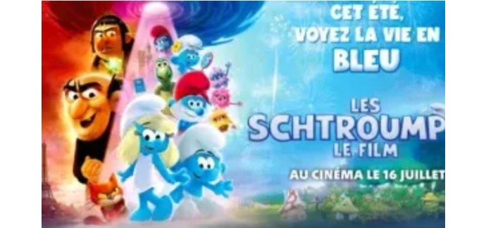 BFMTV: 5 lots de 2 places de cinéma pour le film "Les Schtroumpfs" à gagner