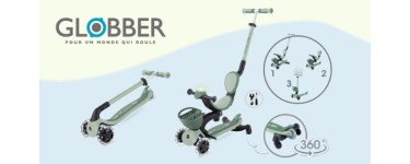 Télé Loisirs: 6 trottinettes Go up baby 360 light Globber à gagner