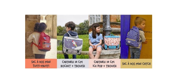 Télé Loisirs: 20 lots comportant 1 sac à dos ou cartable + trousse Pol Fox à gagner