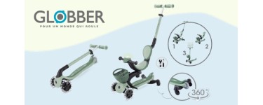 Télé Loisirs: 6 trottinettes Go up baby 360 light Globber à gagner