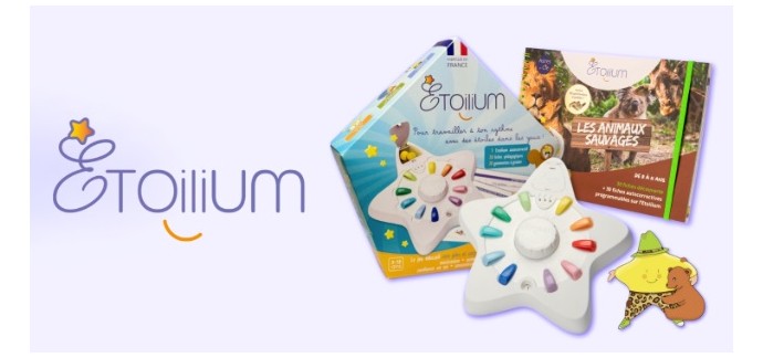 Télé Loisirs: 10 lots comportant 1 jeu éducatif Etoilium + 1 livret "Les animaux sauvages" à gagner