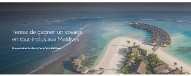 Qatar Airways: 1 voyage aux Maldives en formule tout inclus à gagner