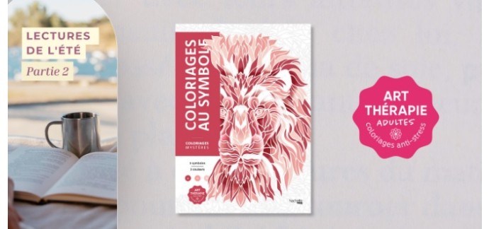 Femme Actuelle: 15 livres "Coloriages mystères – Au symbole" à gagner
