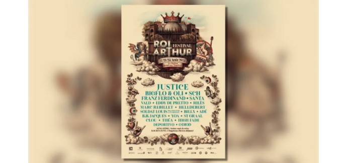Alouette: Des invitations pour le Festival du Roi Arthur à gagner