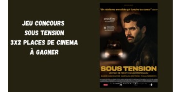 Blog Baz'art: 3 lots de 2 places de cinéma pour le film "Sous tension" à gagner