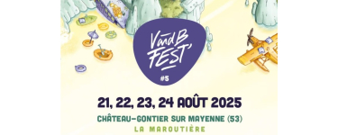 Rollingstone: 2 lots de 2 pass 4 jours pour le V and B fest à Château-Gontier à gagner