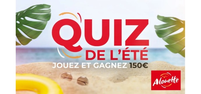 Alouette: 1 carte cadeau à gagner
