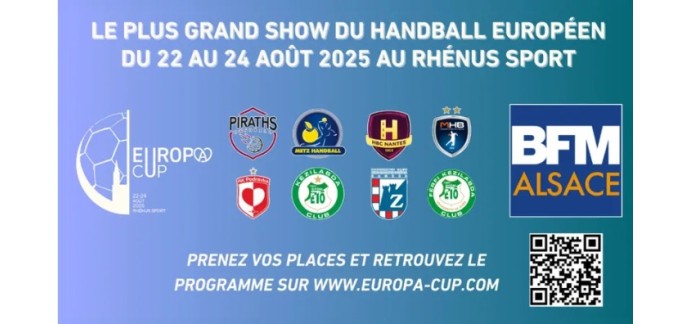 BFMTV: 2 lots de 2 invitations VIP pour l'Europ'A Cup à gagner