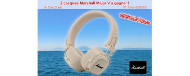 IDBOOX: 2 casques audio Marshall Major V à gagner