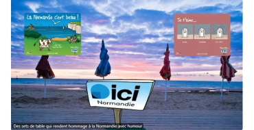 France Bleu: 1 lot de 8 sets de table Heula Ici Normandie à gagner