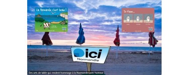 France Bleu: 1 lot de 8 sets de table Heula Ici Normandie à gagner