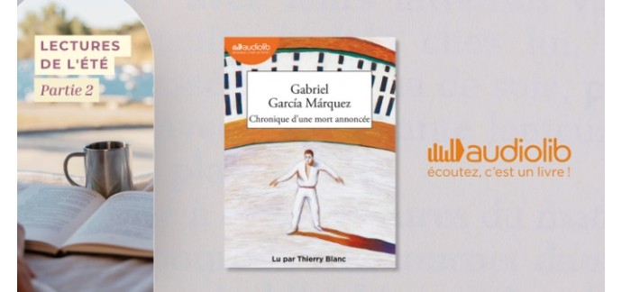 Femme Actuelle: 5 livres audio "Chronique d'une mort annoncée" à gagner 