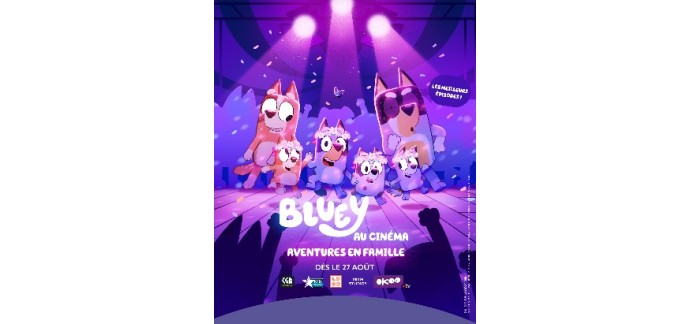 La Grande Récré: Des places de cinéma pour l'avant-première du film "Bluey" à gagner